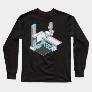 X-ray tech isometric illustration Long Sleeve T-Shirt